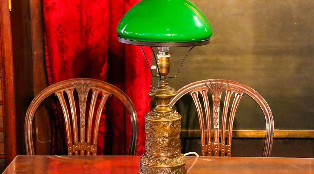 Photo cylindrical table lamp