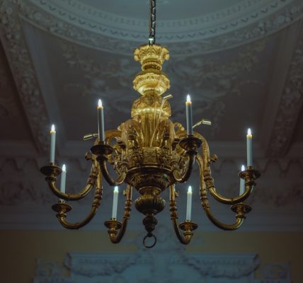 Photo Victorian style floor lamp