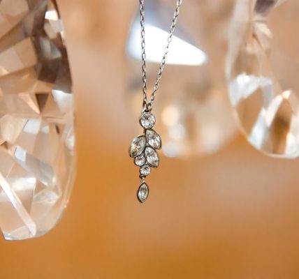 Photo acrylic petal pendant