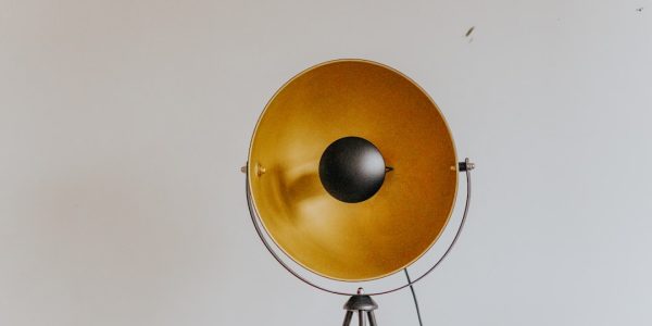 Photo retro floor lamp