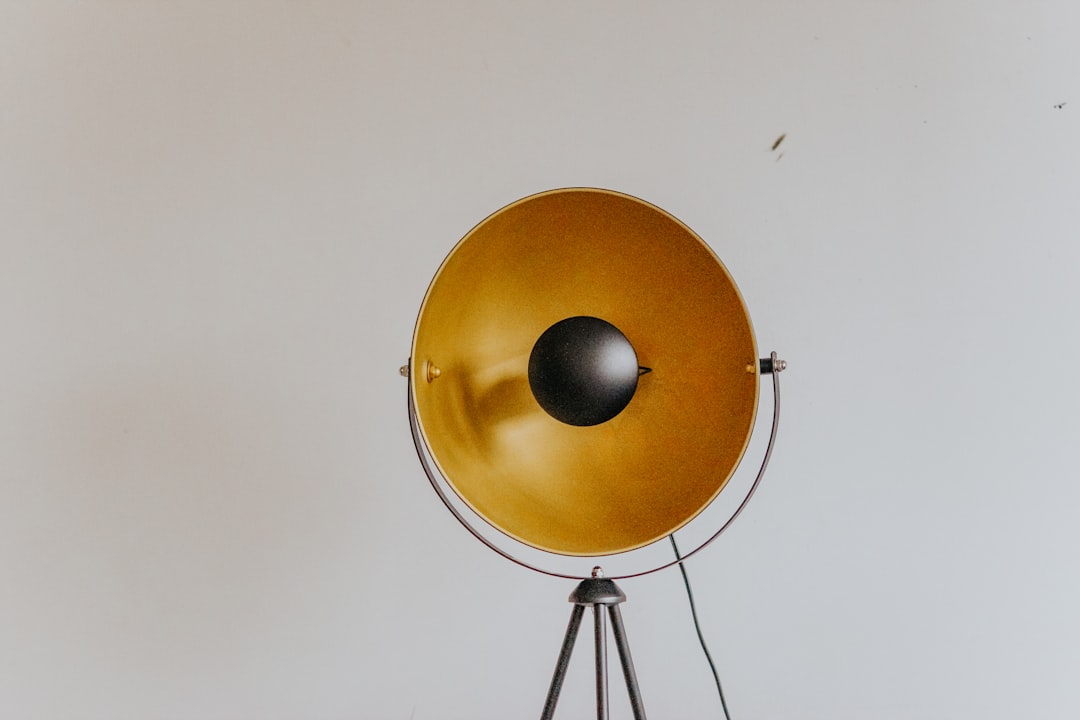 Photo retro floor lamp