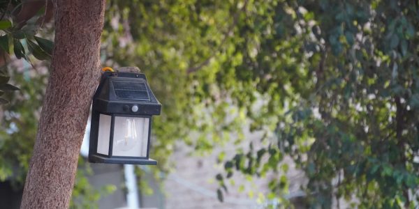 Photo solar powered lantern pendant
