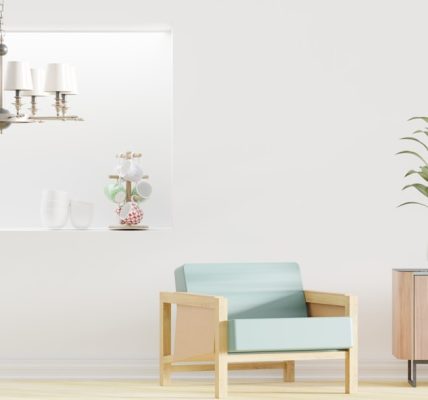 Photo retro living room lighting