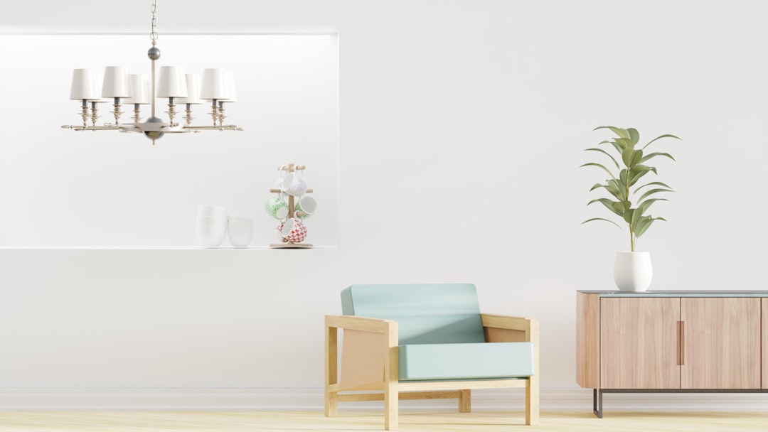 Photo retro living room lighting